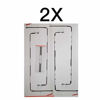 Picture of 2X Touch Screen Digitizer and LCD Adhesive Strips Tape Glue for iPad Pro 12.9 (3rd Gen) A1876 A2014 A1895 A1983