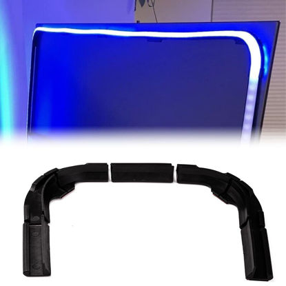 Picture of GTPARTES Generic Brackets Compatible with Philips Hue Play Gradient Lightstrip Mounting Clips Holder 5PCS