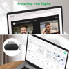 Picture of CloudValley [Upgrade Webcam Cover, 0.4 mm Ultra-Thin Metal, Rotating Camera Cover for MacBook Pro, Laptop, MacBook Air, iPad, Tablet, Mac, PC Accessories, 2 Pieces, Black