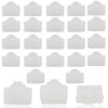 Picture of Moicstiy 50Pcs Ethernet Dust Cover, RJ45 Anti-Dust Silicone Plugs Protector Stopper Cap - Securely Block and Shield Female Ports for Switches, Routers, and Media Converters(Clear)