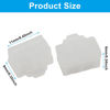 Picture of Moicstiy 50Pcs Ethernet Dust Cover, RJ45 Anti-Dust Silicone Plugs Protector Stopper Cap - Securely Block and Shield Female Ports for Switches, Routers, and Media Converters(Clear)