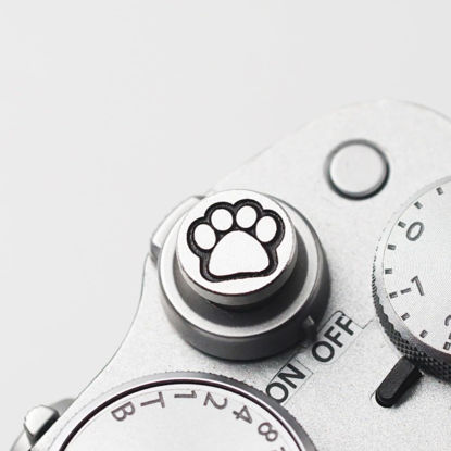Picture of Camera Shutter Button Compatible with FUJIFILM X-T5 X-T4 X-T20 X-T30 X-T200 X-PRO2 ，,Soft Release Button for laica M9 (Cats paw2)