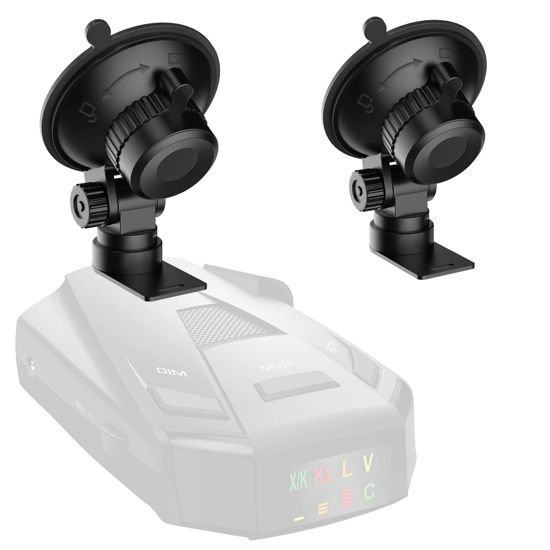 Picture of Radar Detector Mount,Car Radar mounting Bracket Suction Cup Holder,Windshield and Dashboard Radar Detector Suction Mount,for Cobra iRadar ESD SPX RAD 480i 450 380 7800BT Radar Detector