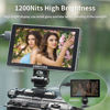 Picture of ANDYCINE X5 5.5 Inch Touch Screen 1200nits Brightness Aluminum Housing DSLR Camera Monitor,4K HDMI Input and Output with 3D LUT All Waveform Include Battery,Carry Case Micro HDMI Cords