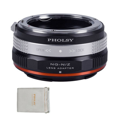 Picture of PHOLSY FTZ Lens Mount Adapter Manual Focus: Compatible with Nikon F (G-Type) Lens to Nikon Z Camera Body, Compatible with Nikon G to Z