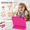 Picture of AVAWO Shockproof Kids Case for Samsung Galaxy Tab A9+ Plus 11 inch with Built-in Screen Protector, Rose
