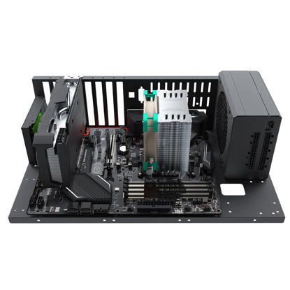 Picture of DIY Gaming Computer Case, ATX Open Chassis Case Rack for ATX/M-ATX/ITX Motherboards,Widely Body Heat Dissipation Design,Test Bench, ATX Mid Tower,matx case,itx case,Computer Motherboards Test Bench