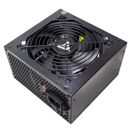 Picture of APEVIA VENUS500W Venus 500W ATX Power Supply with Auto-Thermally Controlled 120mm Fan, 115/230V Switch, All Protections