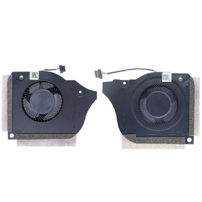 Picture of New Replacement Cooling Fans for Dell G7-7590 G7-7790 G5 5590 G7 7590 7790 P82F G5-5590 Laptop Fan DC 12V 1A FM0C DFSCK221051821 FM0B DFSCK221151811 (4-Pin 4-Wire),(Not Fit for G5-5590 5V 0.5A Fan)