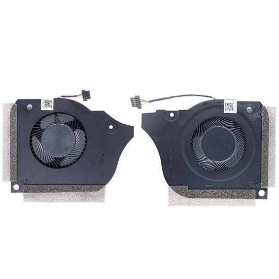 Picture of New Replacement Cooling Fans for Dell G7-7590 G7-7790 G5 5590 G7 7590 7790 P82F G5-5590 Laptop Fan DC 12V 1A FM0C DFSCK221051821 FM0B DFSCK221151811 (4-Pin 4-Wire),(Not Fit for G5-5590 5V 0.5A Fan)