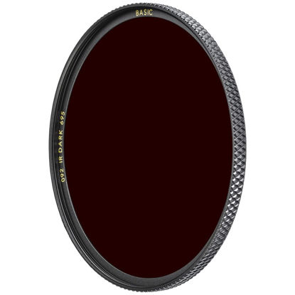 Picture of B+W 72mm Basic IR Dark Red 092 Glass Filter