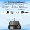 Picture of PoE Switch, Gigabit Ethernet Switch, Ethernet Splitter 1 to 2, 2-Port Gigabit PoE Extender, 1000Mbps High Speed for Cat 5e/6/7/8 Cable, Plug & Play, Power Over Ethernet Adapter for Networking Devices