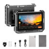 Picture of VILTROX DC-X2 6'' Touchscreen Camera Monitor with Rig Cage, 2000 nits 4K HDMI in/Out Video Field Monitor Kit with Sunshade Hood, 3D LUT, Waveform, Histogram & Vectorscope Tools, Black