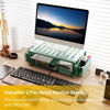Picture of gianotter Monitor Stand with Drawer and Pen Holder, Green Desk Accessories, 2-Tier Monitor Riser, Ideal for Office Supplies Desk Accessories(Green)