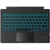 Picture of Inateck for Surface Pro 7 Keyboard with Precision Touchpad, Bluetooth 5.3, 7-Color Backlight, Compatible with Surface Pro 7/7+/6/5/4, KB02027 Black