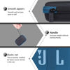 Picture of co2CREA Hard Carrying Case Replacement for JBL Go 4 Go3 Go 3 Eco Portable Speaker (Black Case + Inside Blue)