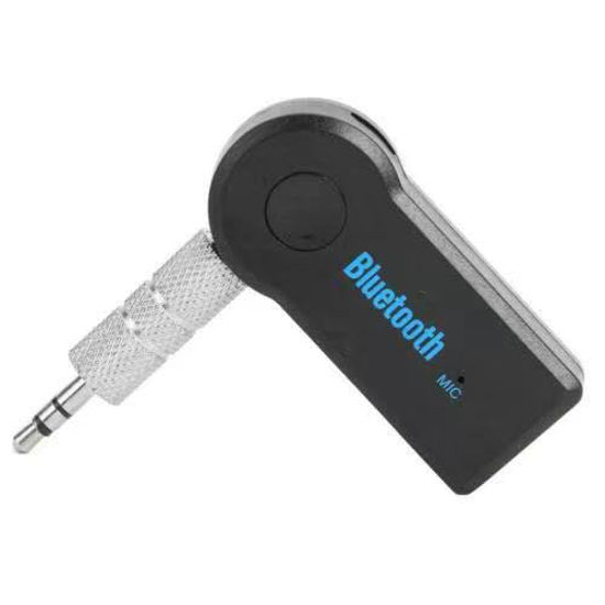 Picture of Sasmeooki Bluetooth Transmitter Receiver Wireless Adapter: 3.5mm Aux Jack Stereo Audio Input Output - for TV Car Headphone Speakers