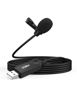 Picture of MillSO USB PC Microphone Plug & Play USB Lavalier Microphone Omnidirectional External Clip-on Mini USB Microphone for Computer, Laptop, YouTube, Recording, Podcasting, Gaming - 2M/6.5FT