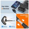 Picture of Herloreen Bluetooth Headset with Noise Cancelling Microphone & USB Dongle, Fit for Computer Laptops and Cell Phones, Wireless Earpiece for Trucker Business Office Work, MS Teams