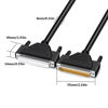 Picture of Willwewon 28AWG 10FT/3M DB37 Male to Female RS232 Serial Extension Cable,D-SUB 37 Pin Gold Plated Connector Straight Through Cord for PC,Printer,Modem