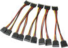 Picture of Longdex SATA Power Extension Cable 5PCS 20cm SATA Power 15-Pin Male to 2 x 15P Female Y Splitter Cable Adapter