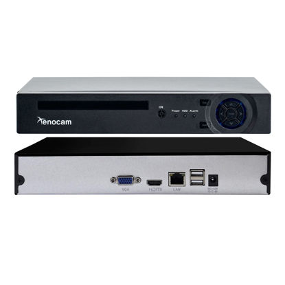 Picture of Xenocam 9 Channel Network Video Recorder H.265 Compression NVR for 9CH 5MP/4MP/3MP/1080P/960P IP Camera Motion Alarm App/Email Alerts 24/7/Motion Record USB Backup VGA and HDMI