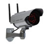 Picture of Full Red LED Lights Dummy Cameras Solar Panel Scary CCTV Dog Deters Intruder Away Home Garden Warehouse Monitor Imitation Security Bullying Purpose