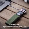Picture of PGYTECH Createmate CFexpress Type A/B Card Reader 12 in 1 Card Case USB3.2 Gen 2 10Gbps SD Card Reader for Photographers (Green, for SD/Micro SD)
