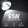 Picture of NEEWER MS60 LED Video Light with 2.4G/APP Control, 65W 5600K Daylight Mini COB Continuous Output Lighting, 40000lux/1m, CRI 97+/TLCI 98+, 9 Scenes, 0-100% PWM Dimming, Bowens Mount Adapter