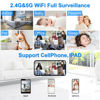 Picture of Mini Camera Clock WiFi Camera Alarm 4K FHD Covert Nanny Cam Video Recorder Wireless Indoor Home Office Security Night Vision Motion Detection 5G and 2.4G Wi-Fi Cameras Clock