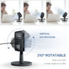 Picture of Mini Desk Fan, USB Powered Desktop Fan with 4 Speeds, Small but Powerful Strong Airflow Work Quiet, 310° Adjustment, Portable Personal Air Circulator Fan for DesktopTable Office Bedroom-Black