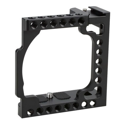 Picture of CAMVATE Camera Cage for Sony Alpha A6600/A6500 with Conversion 1/4"-20 Adapter Hole(Black) - 1380