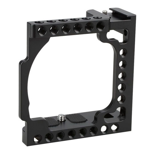 Picture of CAMVATE Camera Cage for Sony Alpha A6600/A6500 with Conversion 1/4"-20 Adapter Hole(Black) - 1380