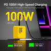 Picture of AOHI Youth 100W Gan+ USB C Wall Charger, 3-Port Laptop Fast Charger Type C Power Adapter PPS PD for MacBook Pro/Air, iPad Pro, iPhone 16/15 Pro Max, Galaxy S24 Ultra/Note, Pixel, Steam Deck, Yellow