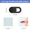 Picture of Webcam Cover for Laptop Camera Cover Slide, 20 Pcs Ultra Thin Phone Camera Covers for Laptops, Compatible with MacBook iMac iPad MacBook Pro Computer Laptop Camera Blocker Camera Cover Slide
