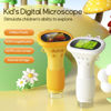 Picture of Portable Digital Microscope for Kids, Pocket Handheld Microscope Camera with 2'' Inch Screen, Educational Science Christmas Birthday Gifts for Age 3 4 5 6 7 8 9 10 11 12 Girls Boys - White