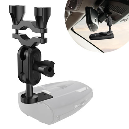 Picture of Radar Detector Mount, Car Rearview Mirror Radar Detector Bracke, for Cobra iRadar ESD SPX RAD 480i 450 380 7800BT Radar Detector, Easy to Install