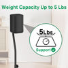 Picture of Speaker Stand Pair for LG Rear Speaker Stand with Speaker Wall Mount - Height Adjustable Extends 33" to 42" Floor Speaker Stand for LG Surround Sound Speaker SPQ8-S 578S1-S S78S2-S S65S3-S S55TR...
