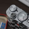 Picture of Soft Release Button for Fujifilm X100V, X100F, X100T, Xpro3 & Xpro2, X-T3, X-T2, X-E3, X-E2s, X-E2, X-T30, X-T20 (Silvery)