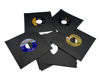 Picture of Vinyl Record Sleeves 45rpm - 7 inch Acid Free Protection Black Paper Covers for Single Records 50 pack