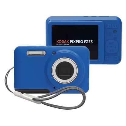 Picture of Tedubax Case for Kodak PIXPRO FZ55 Case, Soft Silicone Case for Kodak PIXPRO FZ55 - Anti-Scratch Slim Fit Lightweight Protective Case - Blue