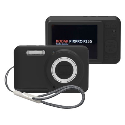 Picture of Tedubax Case for Kodak PIXPRO FZ55 Case, Soft Silicone Case for Kodak PIXPRO FZ55 - Anti-Scratch Slim Fit Lightweight Protective Case - Black