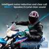 Picture of Motorcycle Helmet Bluetooth Headset - Helmet Speakers Featuring HiFi Sound, Motorcycle Headset with IP67 Waterproof, Long Lasting Motorcycle Intercom with Dual CVC Noise-Reduction-Lunar Rock