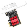 Picture of Euqvos PCIe Ethernet Network Card for Realtek RTL8125B Chipset PCIe 2.1 X1 2.5Gb Single Port RJ45 LAN Card Support Windows Server/Windows/Linux/VMware/ESX