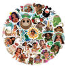 Picture of 52Pcs Moana Stickers，Cartoon Aesthetic Vinyl Waterproof Sticker Decals for Water Bottle, Laptop, Phone, Scrapbook, Journaling for Kids Toddlers Teens Girls Adults Birthday Party Supplies Favors…