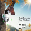 Picture of No WIFI Security Camera No Internet Needed, 4G LTE Cellular Security Camera Outdoor Wireless, Cell Camera with SIM Card, PIR Sensor, 2K Color Night Vision, SD/Cloud, 2-Way Talk, IP66 Waterproof