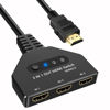 Picture of HDMI Switch 3 in 1 Out, 4K@60hz HDMI Splitter, 3 Way HDMI Switcher Supports Full HDCP2.2 1080P 3D Compatible with Roku Fire TV Stick HDTV PS4/PS5 Xbox One Chromecast, Compatible with Mac/Win/Linux