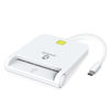 Picture of ZOWEETEK CAC Reader Military, USB C CAC Reader, CAC Reader for Mac OS/Windows/Linux, Compatible with Military Common Access Card (White)