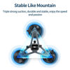 Picture of Triple Suction Cup Camera Car Mount Holder, Heavy Duty Tripod Window Windshield Dash Dashboard Inside Outside Sucking Attach Accessories for GoPro Insta360 DJI Action Osmo Pocket DSLR Accessory
