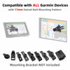 Picture of iSaddle for Garmin Air Vent Mount Holder - 17mm Ball Phone/GPS Vent Mount Base with Silicone Clip & Adjustable Knob for Garmin Nuvi Drive Drivesmart Dezl Zumo Driveassist DriveLuxe StreetPilot RV